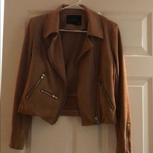 Suede Moto Jacket